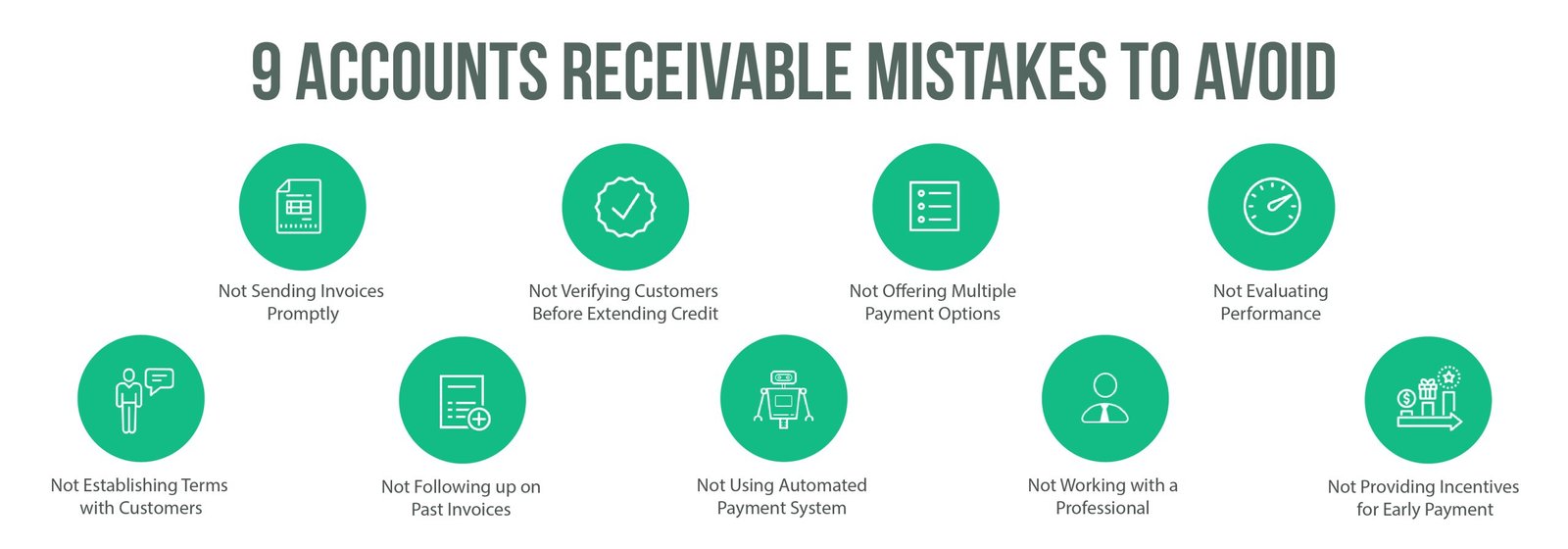 9 accounts receivable mistakes to avoid